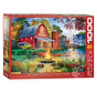 Eurographics Artist Label Davison: Old MacDonald's Farm Store (Campfire by the Barn) Puzzle 1000pcs