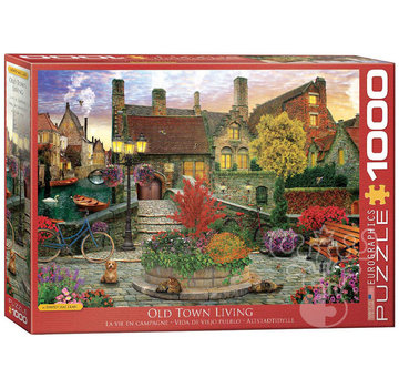 Eurographics Eurographics Artist Label Maclean: Old Town Living Puzzle 1000pcs