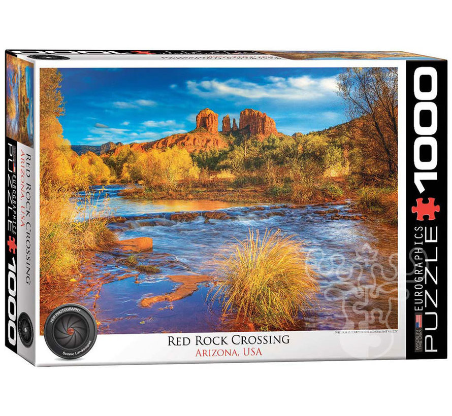 Eurographics Photography HDR: Red Rock Crossing, Arizona USA Puzzle 1000pcs
