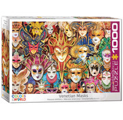 Eurographics Eurographics Colors of the World Venetian Masks Puzzle 1000pcs