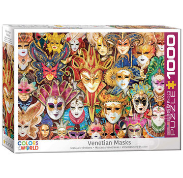 Eurographics Eurographics Colors of the World Venetian Masks Puzzle 1000pcs