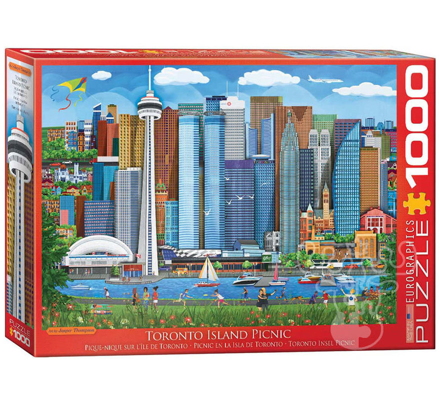 Eurographics Toronto Island Picnic Puzzle 1000pcs Puzzles Canada