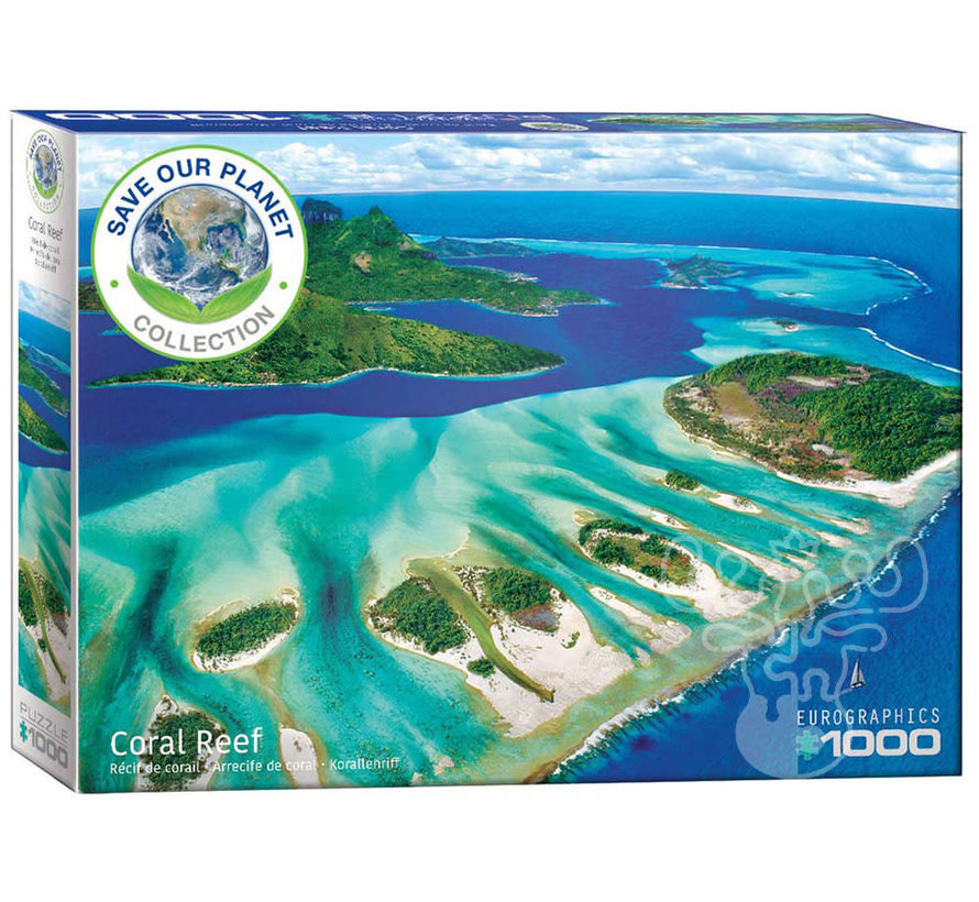 Eurographics Photography Save Our Planet Collection: Coral Reef Puzzle 1000pcs