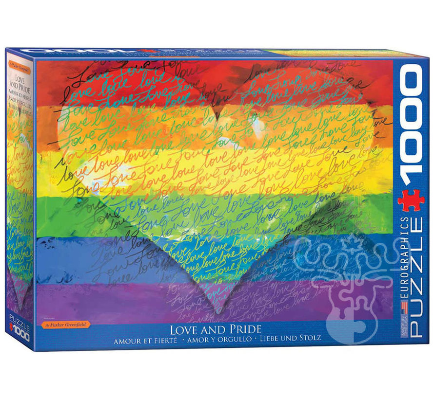 Eurographics Artist Label Greenfield: Love & Pride Puzzle 1000pcs