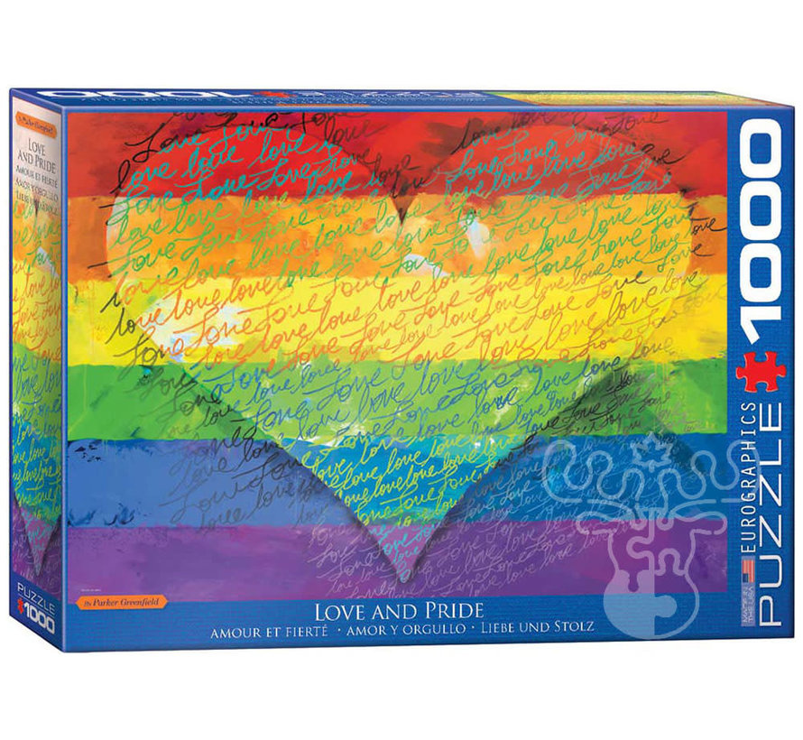 Eurographics Greenfield: Love & Pride Puzzle 1000pcs