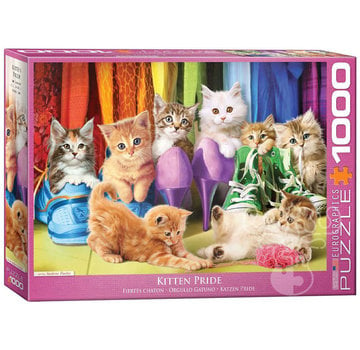 Eurographics Eurographics Farley: Kitten Pride Puzzle 1000pcs