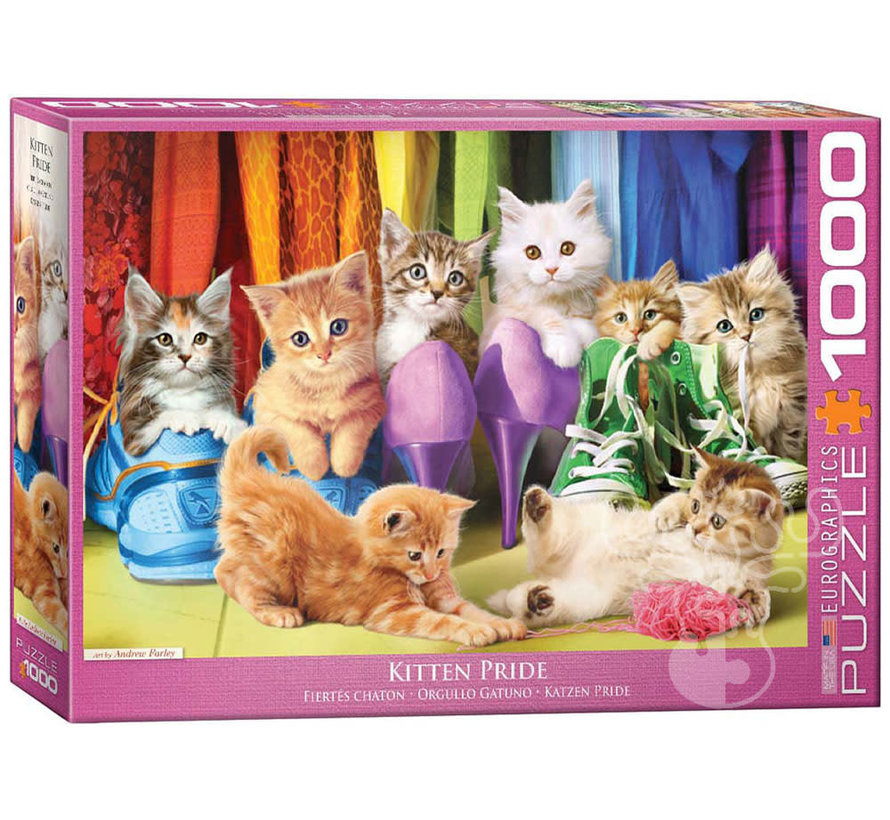 Eurographics Artist Label Farley: Kitten Pride Puzzle 1000pcs