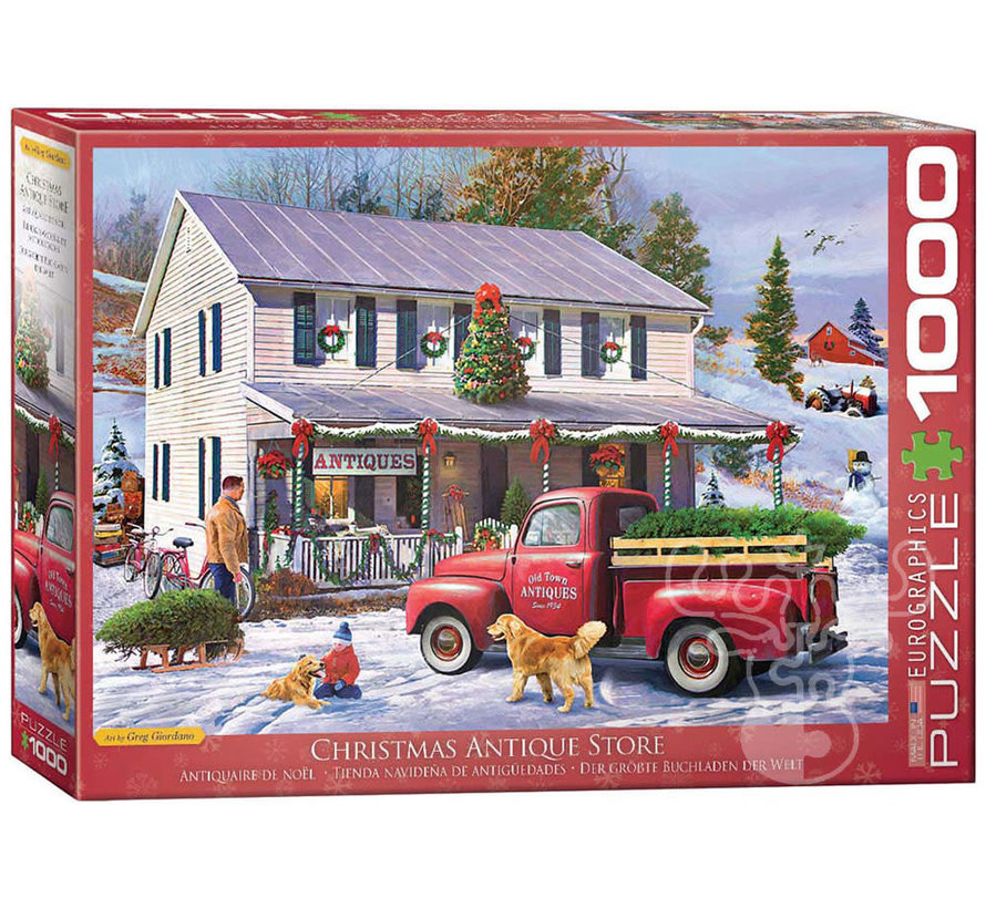 Eurographics Giordano: Christmas Antiques Store Puzzle 1000pcs