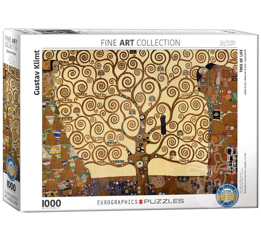 Eurographics Fine Art Klimt: The Tree of Life Puzzle 1000pcs