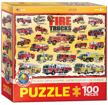 Eurographics Eurographics Fire Trucks Puzzle 100pcs