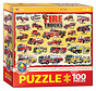Eurographics Fire Trucks Puzzle 100pcs