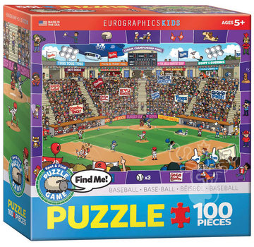 Eurographics Eurographics Spot & Find Baseball Puzzle 100pcs