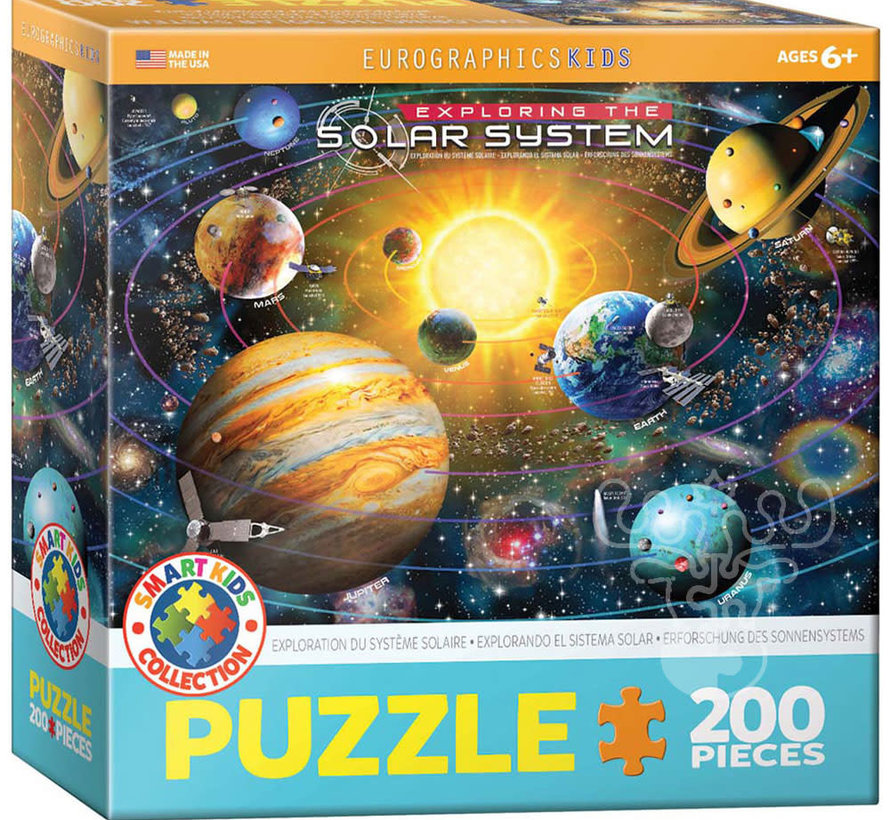 Eurographics Exploring the Solar System Puzzle 200pcs