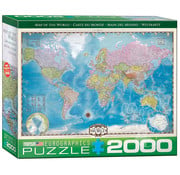 Eurographics Eurographics Map of the World Puzzle 2000pcs