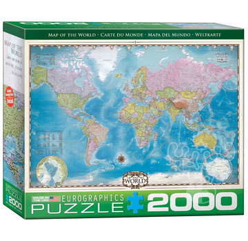 Eurographics Eurographics Map of the World Puzzle 2000pcs
