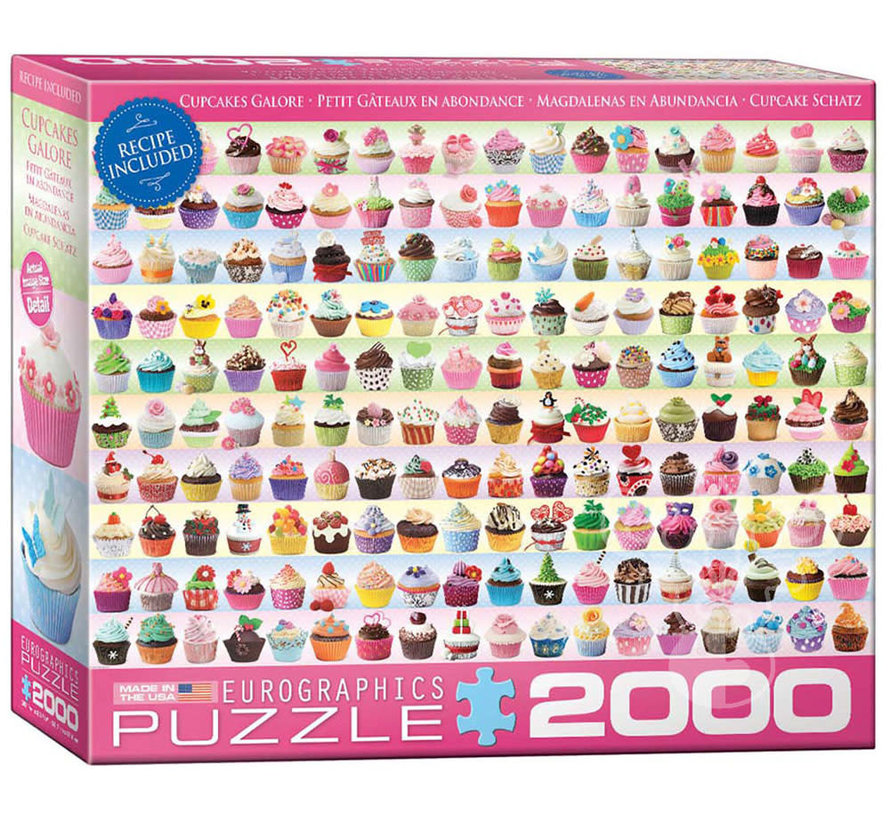 Eurographics Cupcakes Galore Puzzle 2000pcs