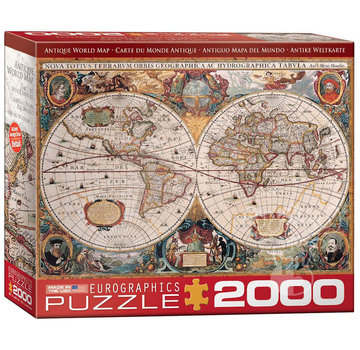 Eurographics Eurographics Antique World Map Puzzle 2000pcs