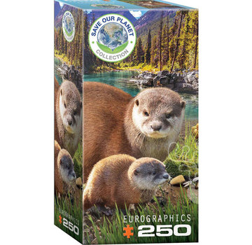 Eurographics Eurographics Save Our Planet Collection: Otters Puzzle 250pcs