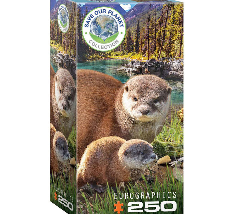 Eurographics Save Our Planet Collection: Otters Puzzle 250pcs