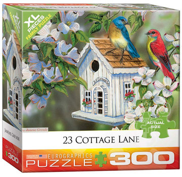 Eurographics Eurographics Grende: 23 Cottage Lane XL Family Puzzle 300pcs