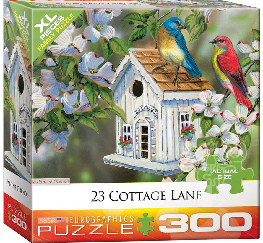 Eurographics Grende: 23 Cottage Lane XL Family Puzzle 300pcs
