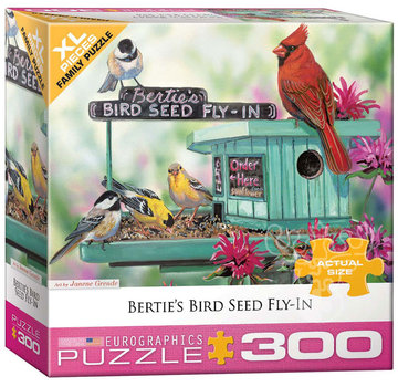 Eurographics Eurographics Grende: Bertie’s Bird Seed Fly-In XL Family Puzzle 300pcs