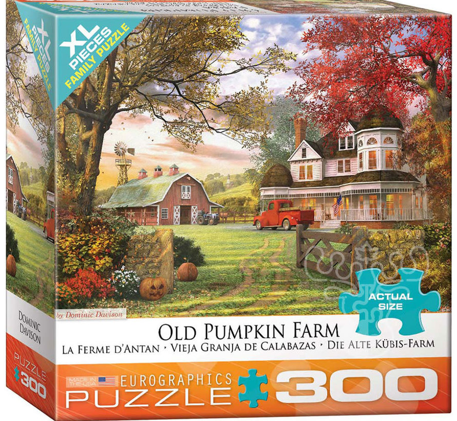 Eurographics Davison: Old Pumpkin Farm XL Family Puzzle 300pcs