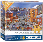 Eurographics FINAL SALE Eurographics Market Days on Fulton Street XL Family Puzzle 300pcs