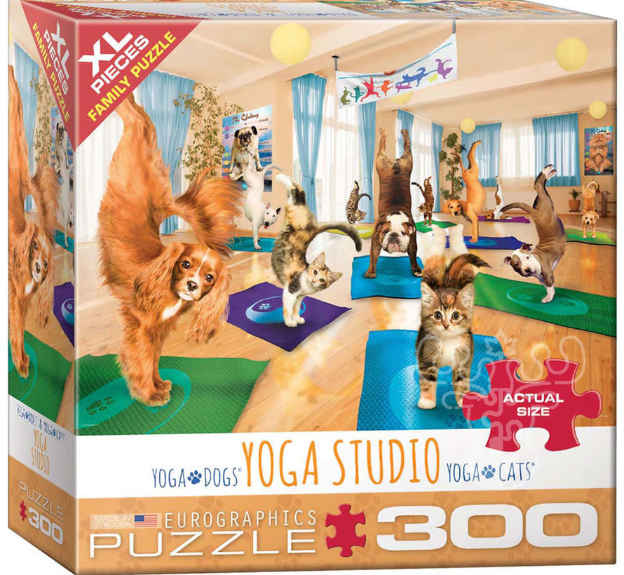 Eurographics Yoga Studio XL Family Puzzle 300pcs