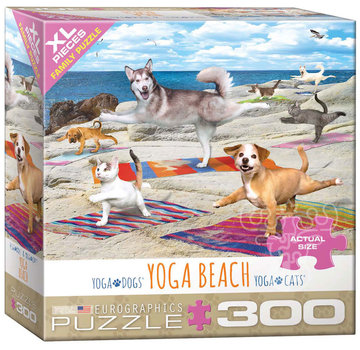 Eurographics FINAL SALE Eurographics Yoga Beach XL Family Puzzle 300pcs RETIRED