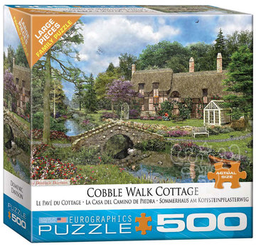 Eurographics Eurographics Davison: Cobble Walk Cottage Large Pieces Puzzle 500pcs