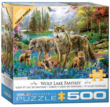 Eurographics Eurographics Wolf Lake Fantasy Large Pieces Family Puzzle 500pcs