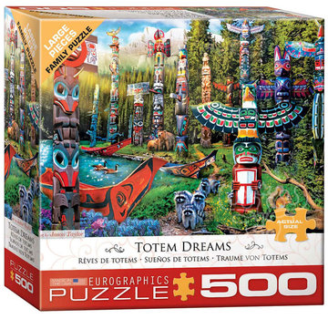 Eurographics Eurographics Totem Dreams Large Pieces Family Puzzle 500pcs