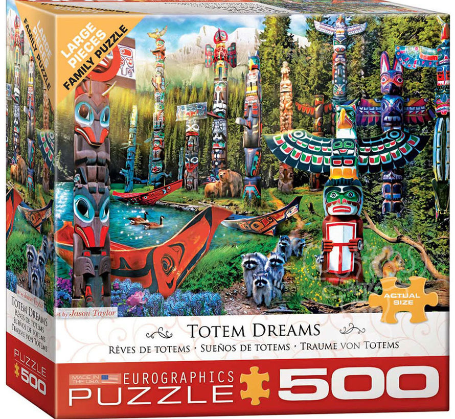 Eurographics Totem Dreams Large Pieces Family Puzzle 500pcs