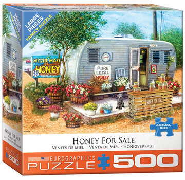 Eurographics Eurographics Kruskamp: Honey For Sale Large Pieces Family Puzzle 500pcs