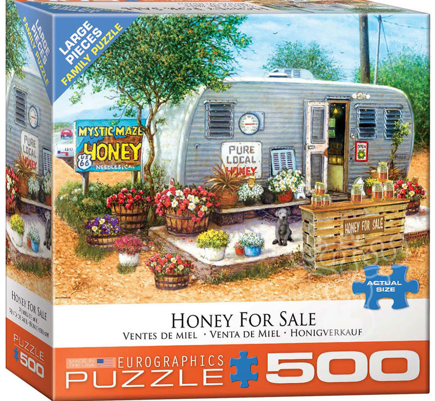 Eurographics Honey For Sale Large Pieces Family Puzzle 500pcs