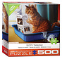 Eurographics Kitty Throne Large Pieces Family Puzzle 500pcs