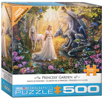 Eurographics Eurographics Princess’ Garden Large Pieces Family Puzzle 500pcs