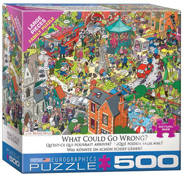 Eurographics Eurographics What Could Go Wrong? Large Pieces Family Puzzle 500pcs