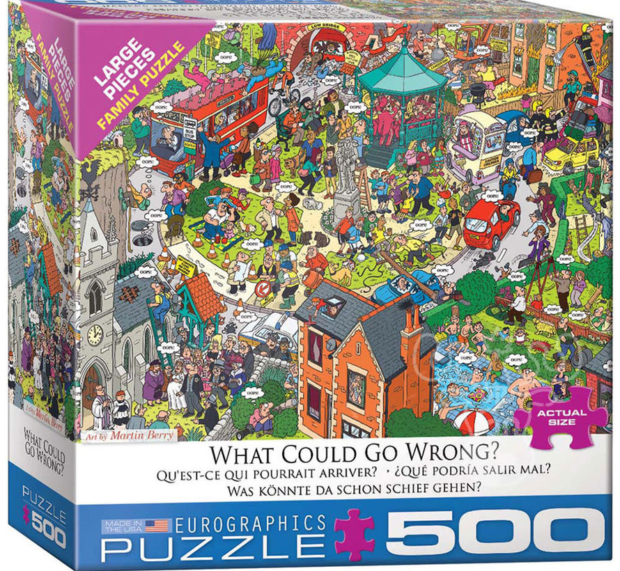 Eurographics Berry: What Could Go Wrong? Large Pieces Family Puzzle 500pcs