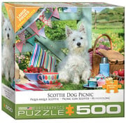 Eurographics Eurographics Westie Dog Picnic Large Pieces Family Puzzle 500pcs