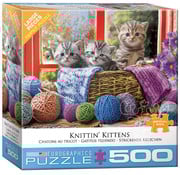 Eurographics Eurographics Knittin’ Kittens Large Pieces Family Puzzle 500pcs