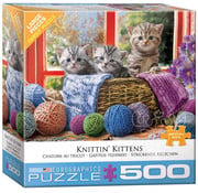 Eurographics Eurographics Knittin’ Kitties Large Pieces Family Puzzle 500pcs