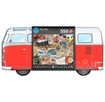 Eurographics Eurographics VW Road Trips Puzzle 550pcs in a VW Shaped Tin
