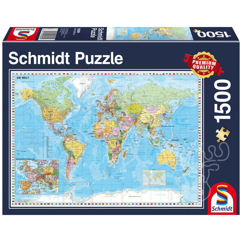 Schmidt The World Puzzle 1500pcs Puzzles Canada
