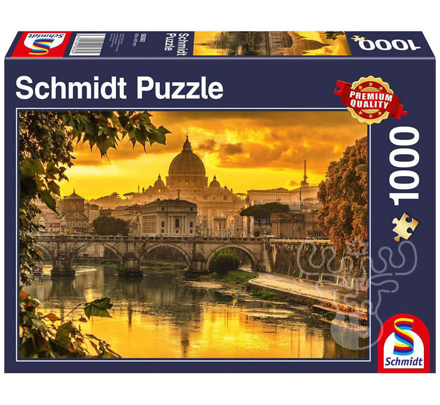 Schmidt Golden Light Over Rome Puzzle 1000pcs