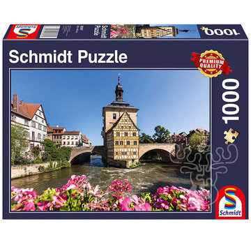 Schmidt Schmidt Bamberg, Regnitz and Old Town Hall Puzzle 1000pcs