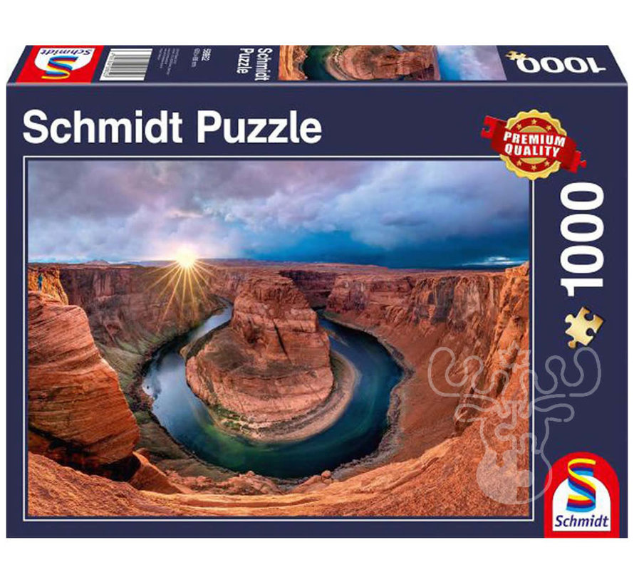 Schmidt Glen Canyon Horseshoe Bend, Colorado River Puzzle 1000pcs *