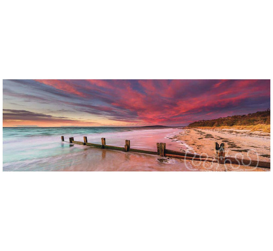 Schmidt McCrae Beach, Mornington Peninsula, Victoria, Australia Panorama Puzzle 1000pcs *