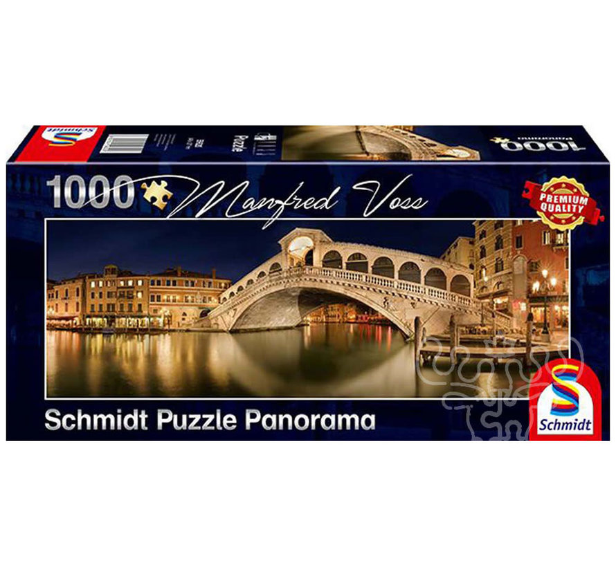 Schmidt Rialto Bridge Panorama Puzzle 1000pcs